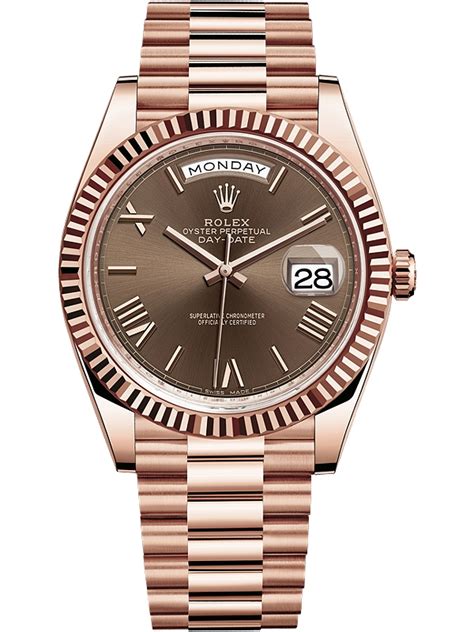 rolex everose chocolate|Rolex day date 40 price.